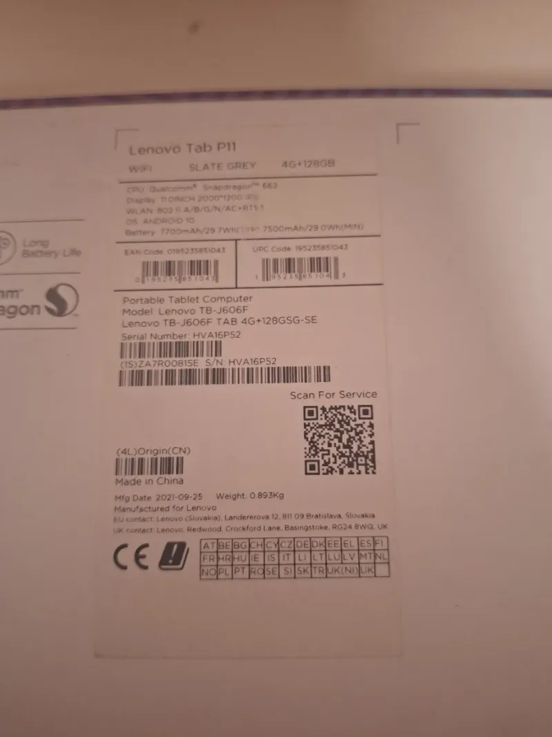 Lenovo Tab P11 afbeelding 9