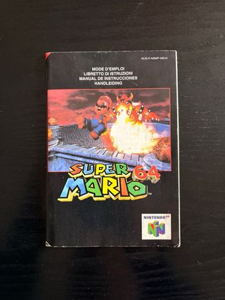 Manual Super Mario 64 Nintendo