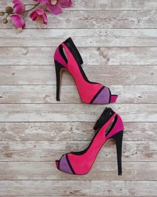 Zapatos tacón alto, SUITEBLANCO, talla 38.