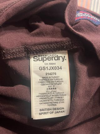 Camiseta Superdry Vintage Mujer Talla S