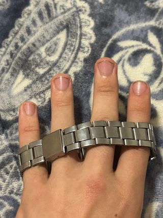 Reloj Maykey Azul y Plateado