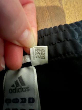 Pantaloni sportivi Adidas neri tessuto tecnico