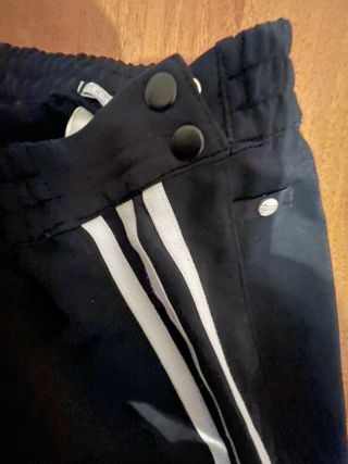 Pantaloni sportivi Adidas neri tessuto tecnico