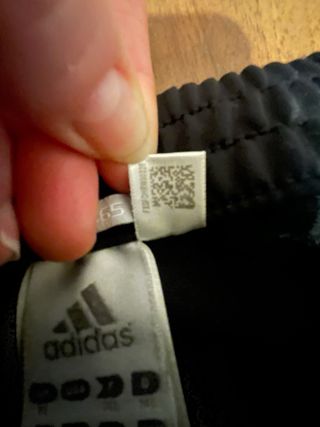 Pantaloni sportivi Adidas neri tessuto tecnico