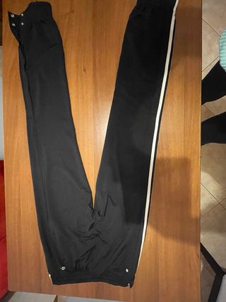 Pantaloni sportivi Adidas neri tessuto tecnico