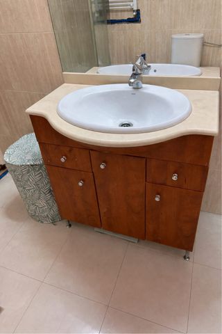 Mueble baño + lavabo + espejo
