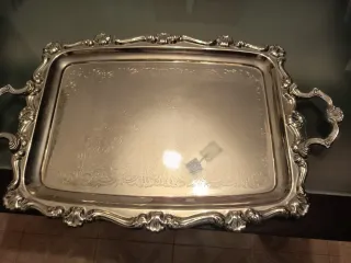 Juego de café plateado vintage