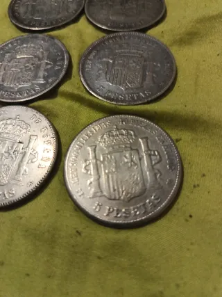 Duros de plata Alfonso XIII y otros