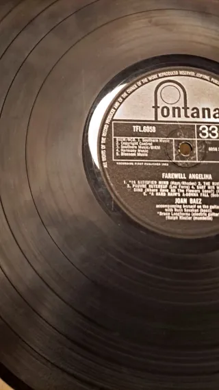 Joan Baez - Farewell Angelina LP Vinilo 1965