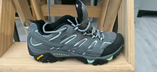 Zapatillas Merrell trekking grises y turquesa