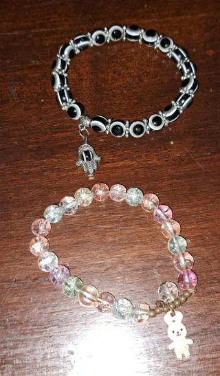 Lotto braccialetti elastici