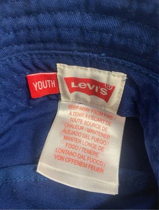 Gorro pescador Levi's azul