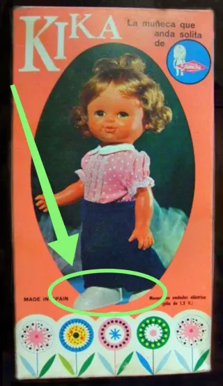 Scarpe antiche Famosa per bambole Kiko, Kika, Nuri