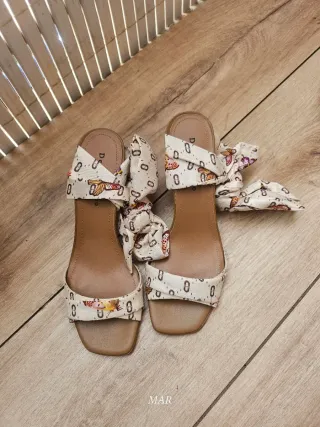 Sandali foulard Dee Ocleppo Beige Multicolore
