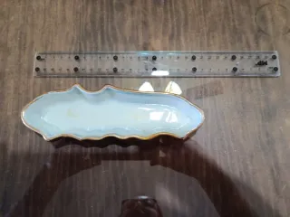 Candelabro y joyero de cerámica