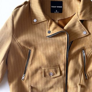 Giacca Tally Weijl stile biker senape XL