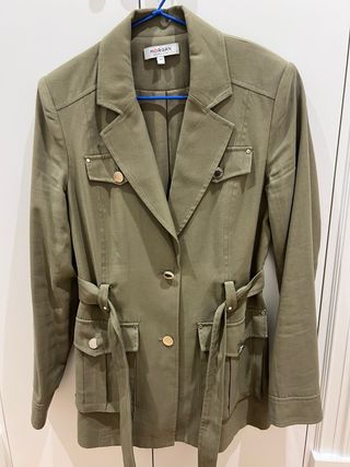 Blazer verde estilo militar Morgan