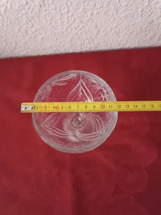 Juego 6 Copas Helado Cristal Tallado