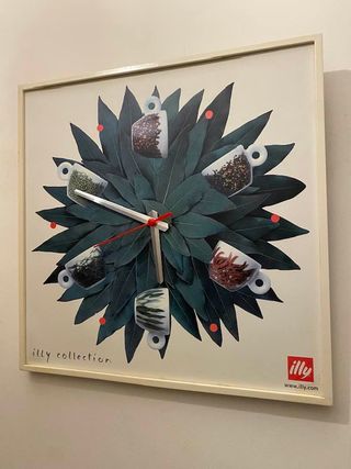 Raro Orologio da Parete Illy Art Collection