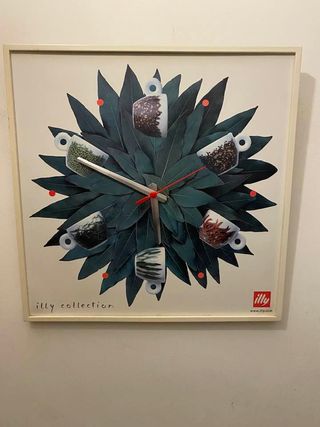 Raro Orologio da Parete Illy Art Collection