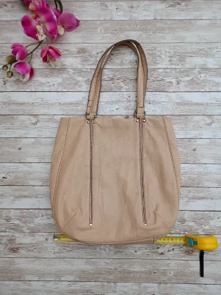 Bolso rosa palo, BENETTON.