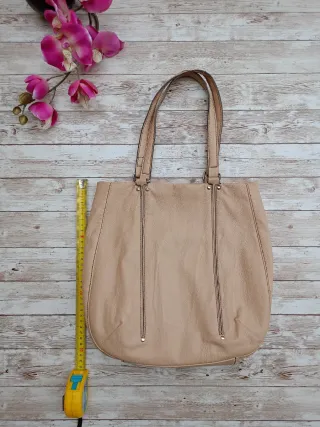 Bolso rosa palo, BENETTON.