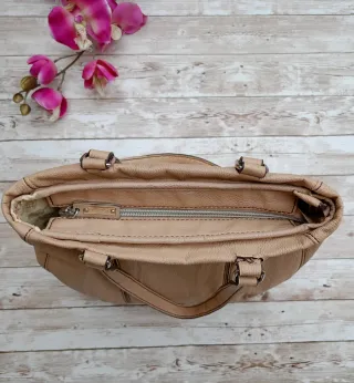 Bolso rosa palo, BENETTON.