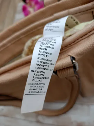 Bolso rosa palo, BENETTON.