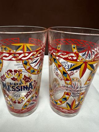 Set 4 Bicchieri Birra Messina 20cl Limited Edition