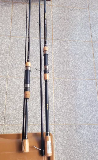 2 cañas pesca