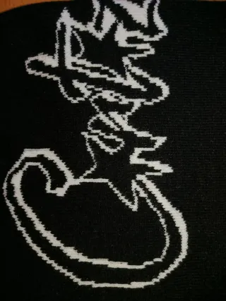 Cappello Corteiz nero con logo bianco