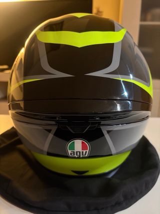Casco AGV K5 S Negro Amarillo L