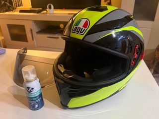 Casco AGV K5 S Negro Amarillo L
