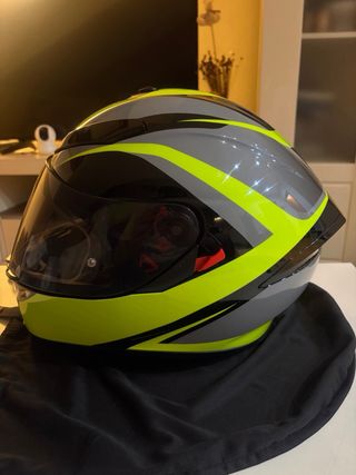 Casco AGV K5 S Negro Amarillo L
