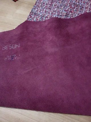 Piel vacuno grabada multicolor