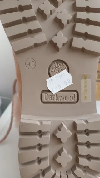 Botas  Darkwood, Rosa palo con Pelo ,nuevas