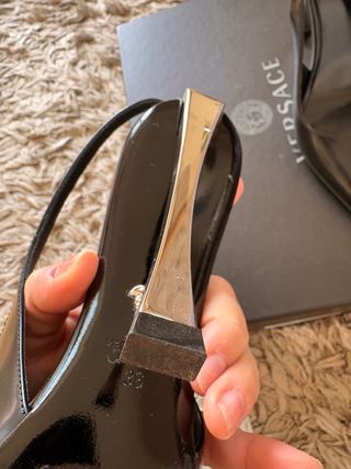 Décolleté Slingback Versace Nero n.36