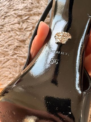 Décolleté Slingback Versace Nero n.36