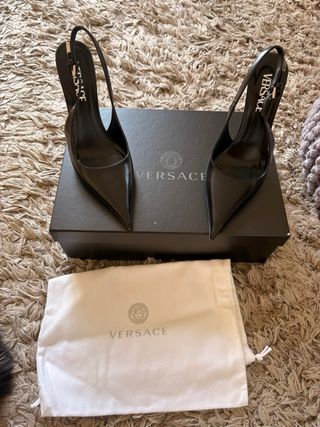 Décolleté Slingback Versace Nero n.36