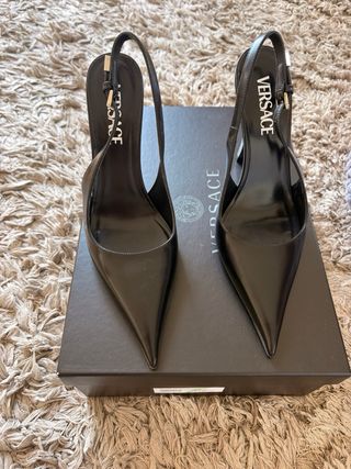Décolleté Slingback Versace Nero n.36