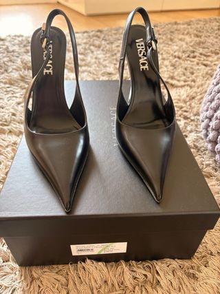Décolleté Slingback Versace Nero n.36
