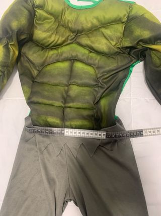 Lote disfraz Spiderman (3) y hulk