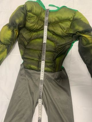 Lote disfraz Spiderman (3) y hulk