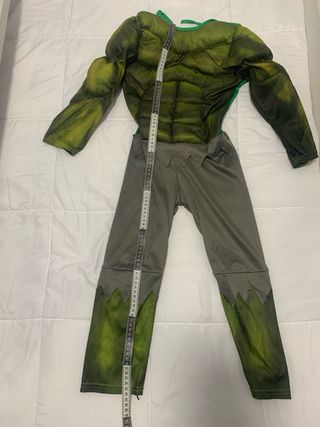 Lote disfraz Spiderman (3) y hulk