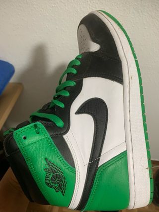 Jordan 1 Negro y Verde