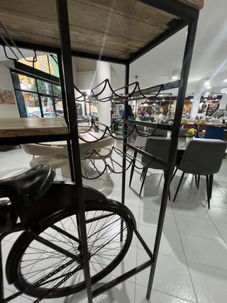 Bicicleta Botellero Bar Marrón Oferta