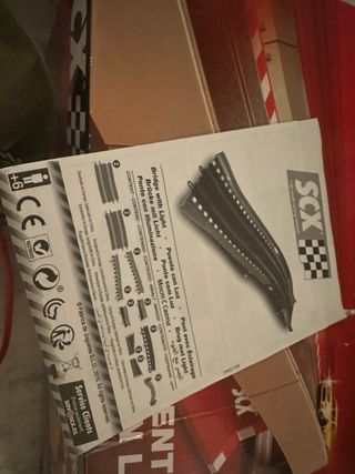 Scalextric Puente Completo con Luces SCX