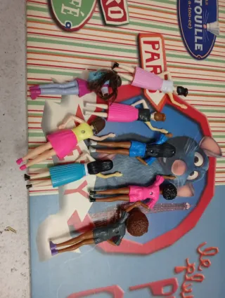 Lote 7 Muñecas Barbie