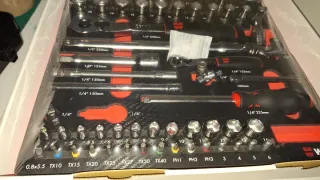 Juego Carraca Wurth 59 Piezas 1/2 y 1/4