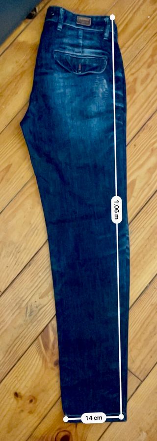 Pull&Bear Jeans Vintage Azul